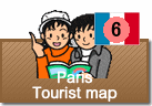 Paris Tourist map