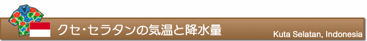 クタ・セラタンの気温と降水量